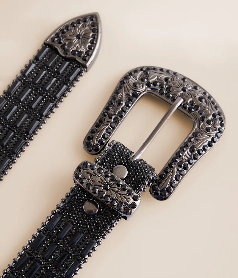 Glitz Leather Belt
