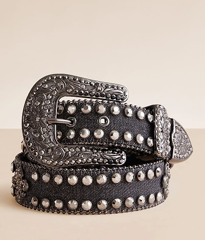 Glitz Jean Leather Belt