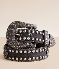 Glitz Jean Leather Belt
