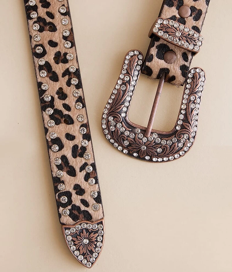 Leopard Glitz Belt