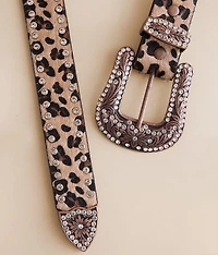 Leopard Glitz Belt