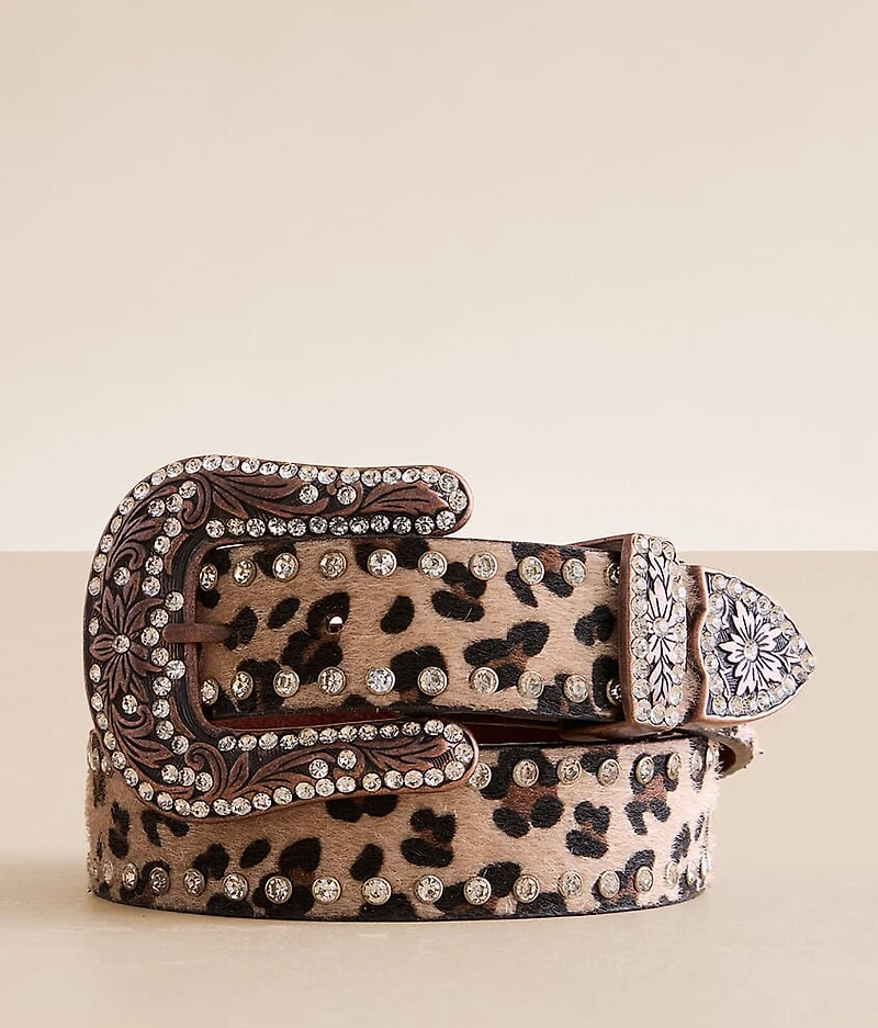 Leopard Glitz Belt