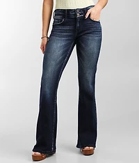 Payton Mid-Rise Flare Stretch Jean
