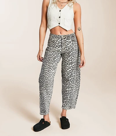 Horseshoe Cheetah Print Stretch Jean