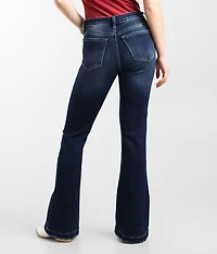 Mid-Rise Flare Stretch Jean
