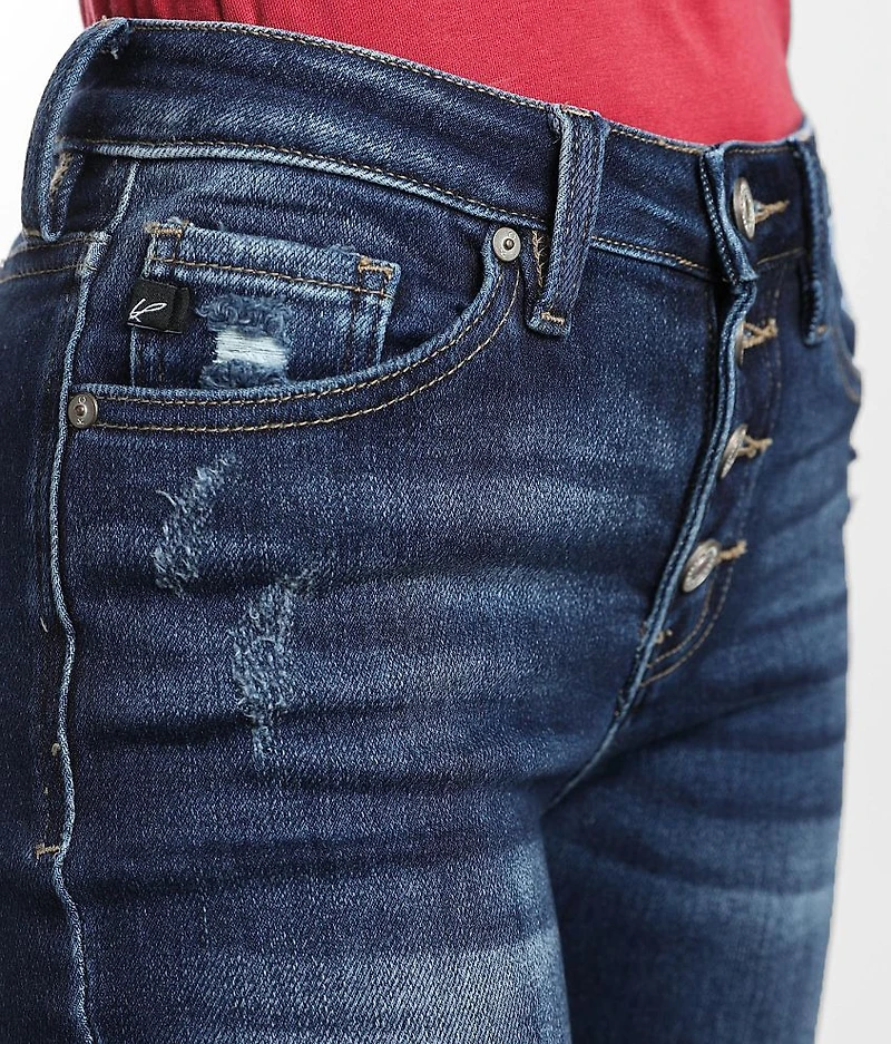 Mid-Rise Flare Stretch Jean