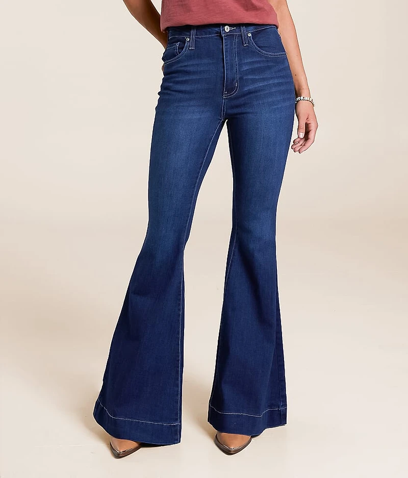 High Rise Super Flare Stretch Jean