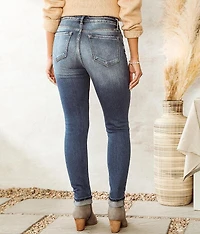 High Rise Ankle Skinny Stretch Jean
