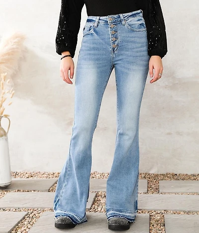 High Rise Super Flare Stretch Jean