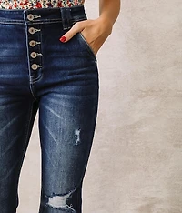 High Rise Flare Stretch Jean