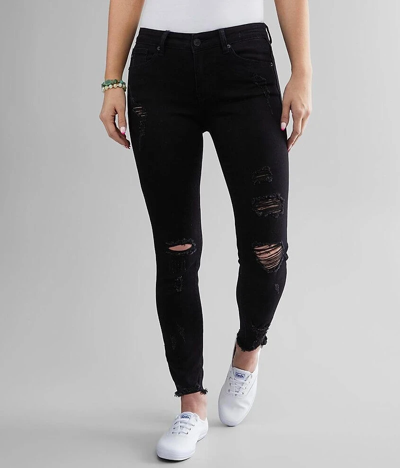 Mid-Rise Ankle Skinny Stretch Jean