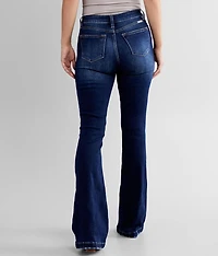 Mid-Rise Flare Stretch Jean
