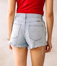 Striped High Rise Short