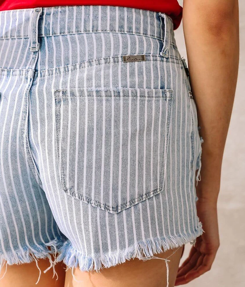 Striped High Rise Short