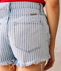 Striped High Rise Short