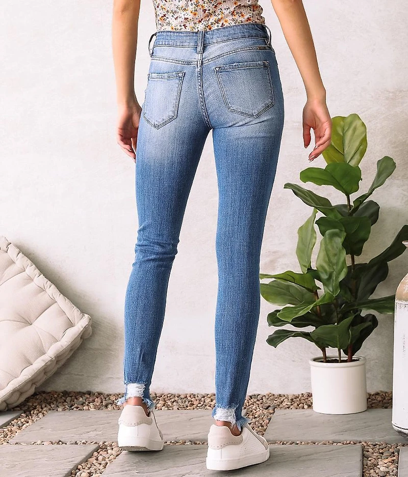 Mid-Rise Ankle Skinny Stretch Jean