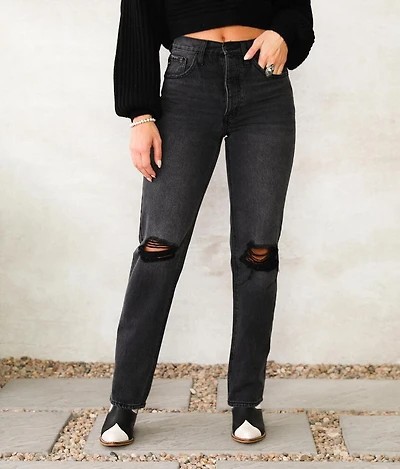 Kan Can 90's Boyfriend Stretch Jean