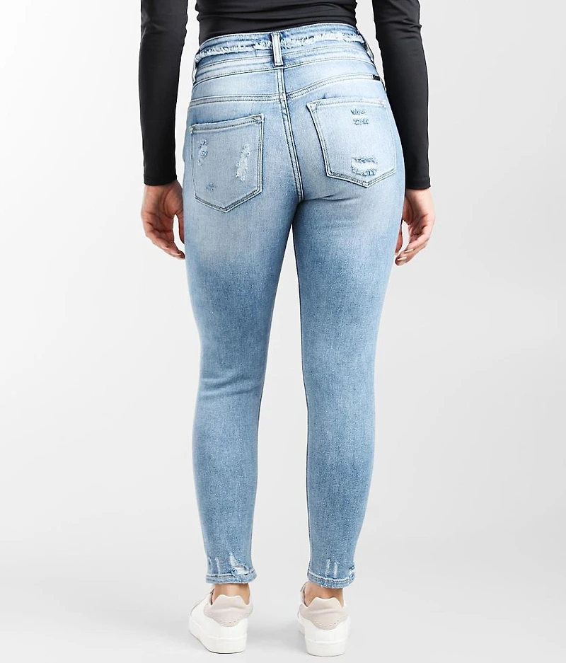 Kurvy High Rise Ankle Skinny Stretch Jean