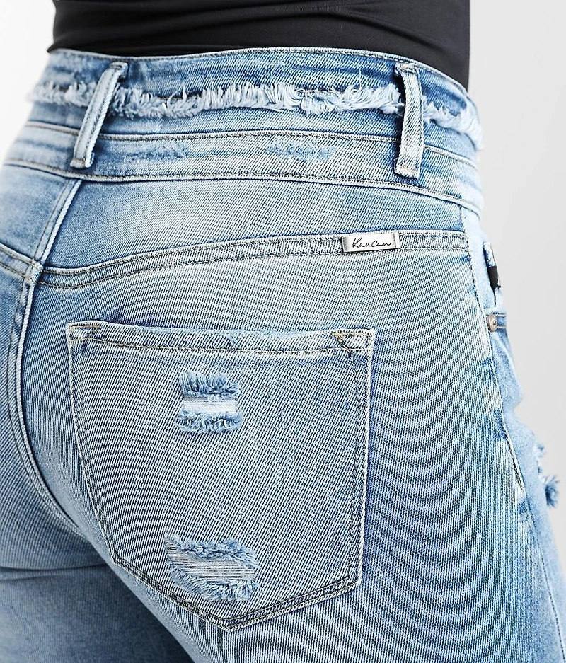 Kurvy High Rise Ankle Skinny Stretch Jean
