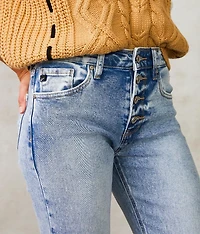 High Rise Cropped Straight Jean