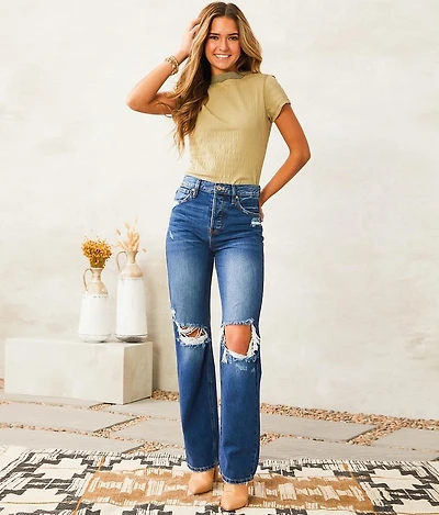 Kan Can Vintage 90's Straight Jean