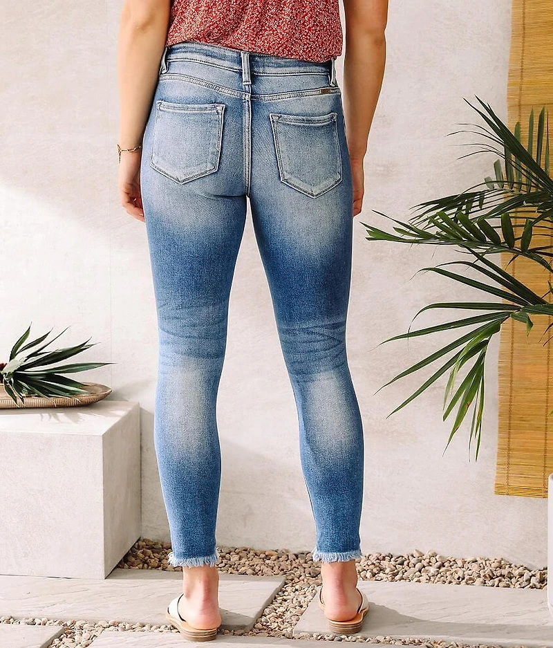 High Rise Ankle Skinny Stretch Jean