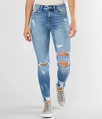 Mid-Rise Ankle Skinny Stretch Jean