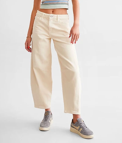 High Rise Horseshoe Barrel Stretch Jean