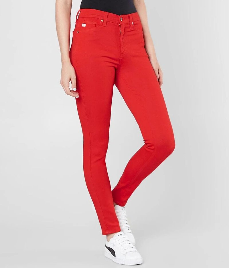 High Rise Ankle Skinny Stretch Jean