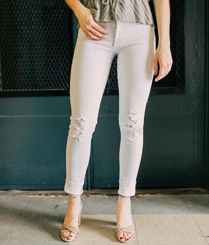 Mid-Rise Skinny Stretch Jean