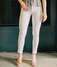 Mid-Rise Skinny Stretch Jean