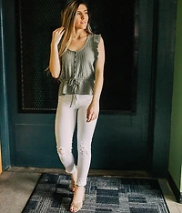 Mid-Rise Skinny Stretch Jean