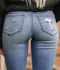 High Rise Ankle Skinny Stretch