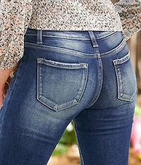 Mid-Rise Flare Stretch Jean