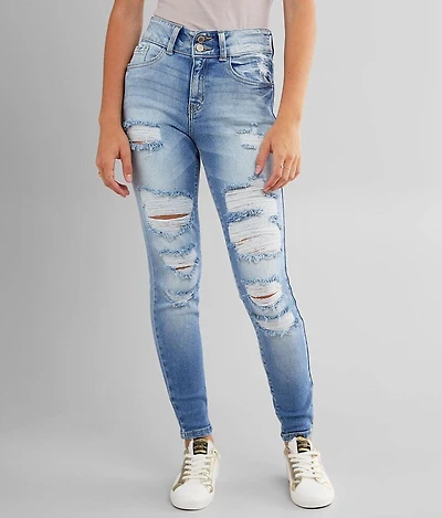 High Rise Ankle Skinny Jean
