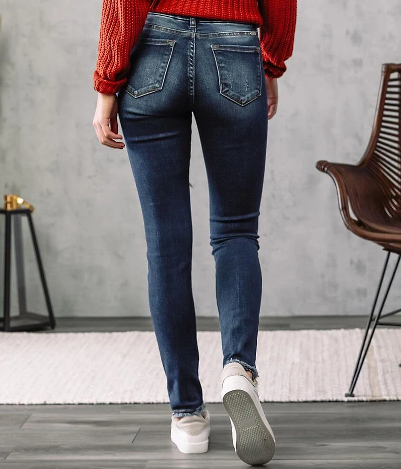 Mid-Rise Skinny Stretch Jean
