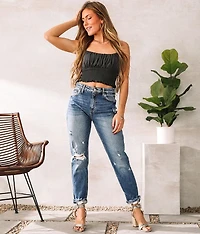 Kan Can Signature High Rise Relaxed Taper Jean