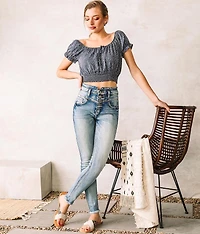 Kurvy Ultra High Rise Ankle Jean