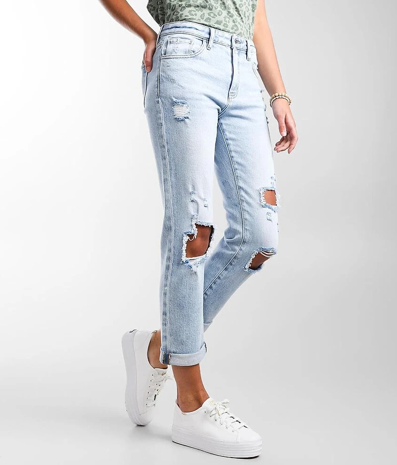 High Rise Relaxed Stretch Jean