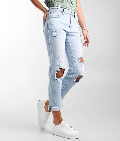 High Rise Relaxed Stretch Jean