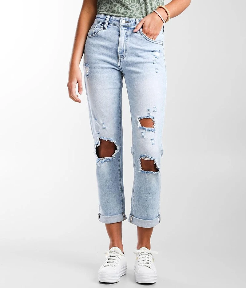High Rise Relaxed Stretch Jean