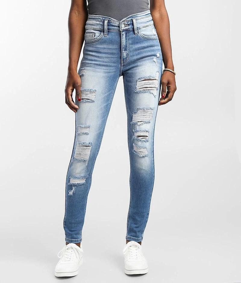 Mid-Rise Skinny Stretch Jean