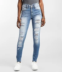 Mid-Rise Skinny Stretch Jean