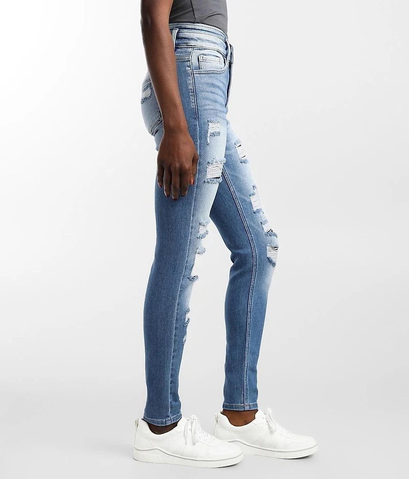 Mid-Rise Skinny Stretch Jean