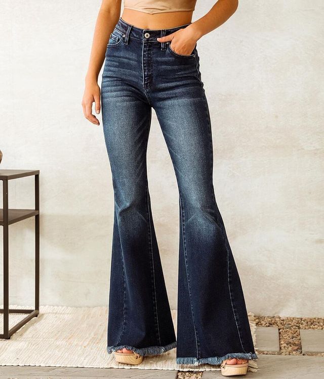 the buckle flare jeans