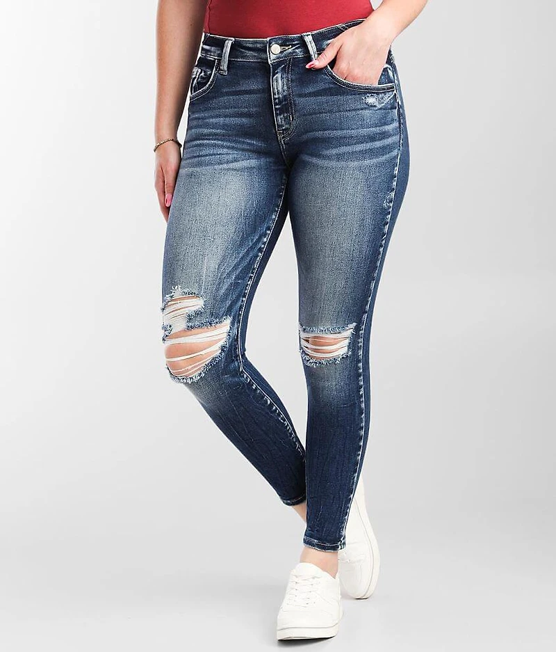 Kurvy Mid-Rise Ankle Skinny Jean