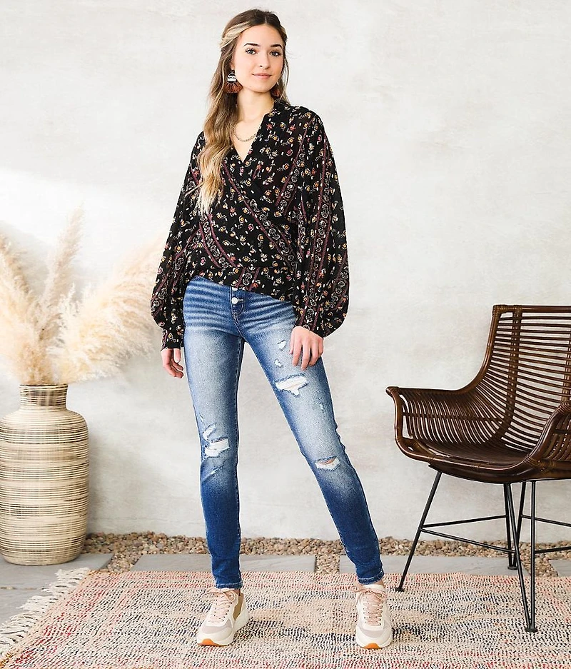 High Rise Skinny Stretch Jean