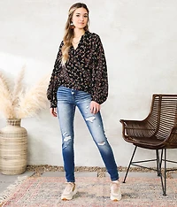 High Rise Skinny Stretch Jean