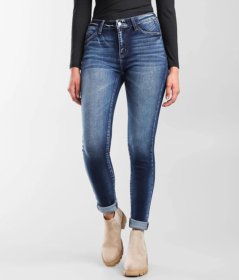 Mid-Rise Skinny Stretch Jean