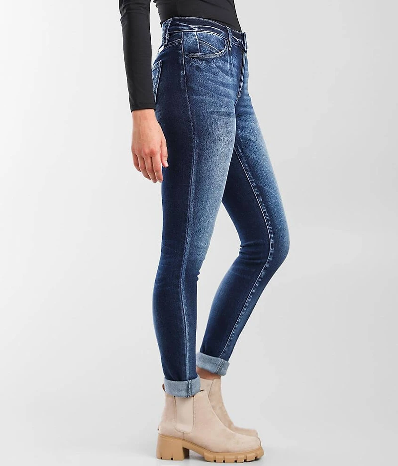Mid-Rise Skinny Stretch Jean
